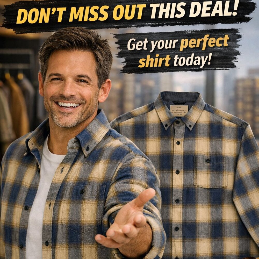 Waterproof Vintage Long Sleeve Casual Shirt – Size XL. Classic plaid design